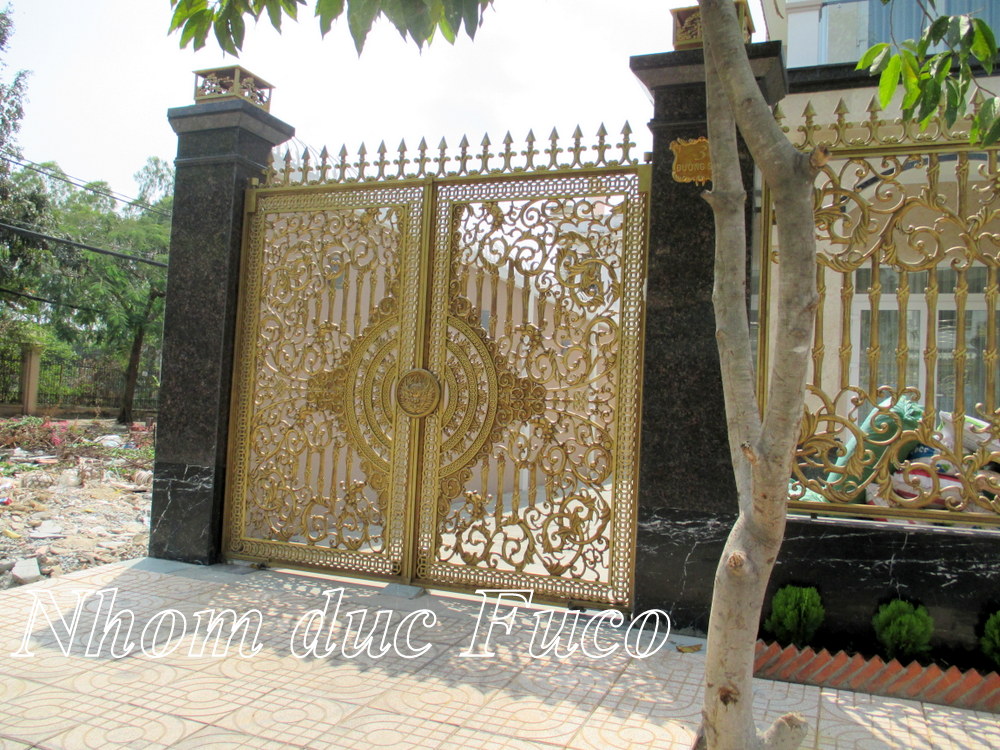 Báo giá cổng nhôm đúc Nam Định 