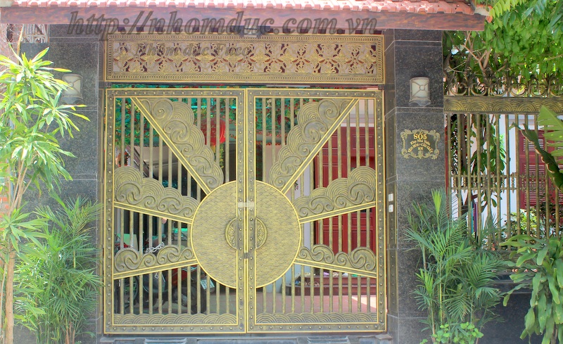 cổng nhôm đúc Fuco Hà Nam