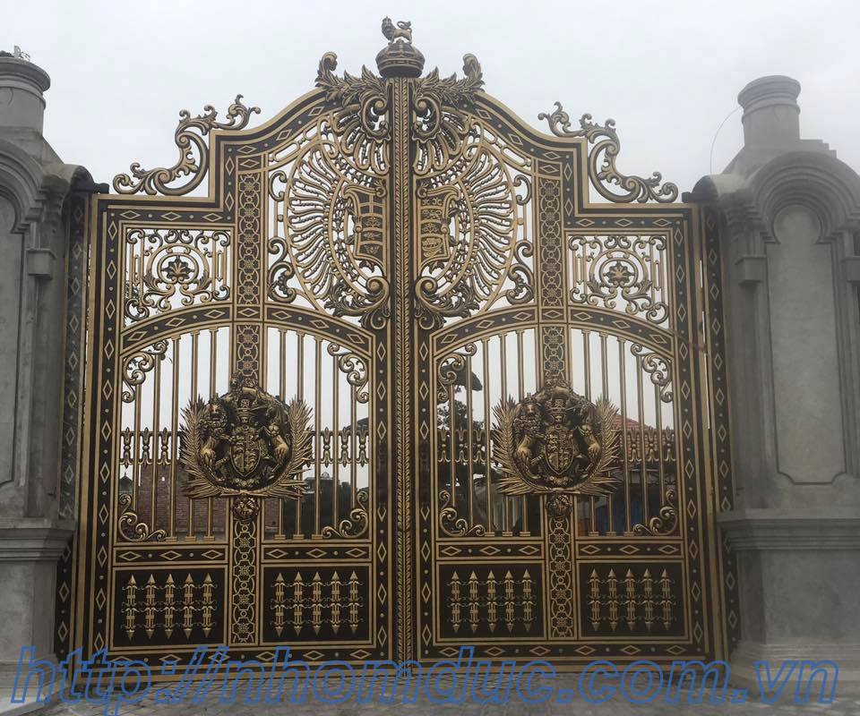  cửa cổng biệt thự nhôm đúc Fuco Sơn La, cửa cổng biệt thự nhôm đúc Fuco Tây Ninh