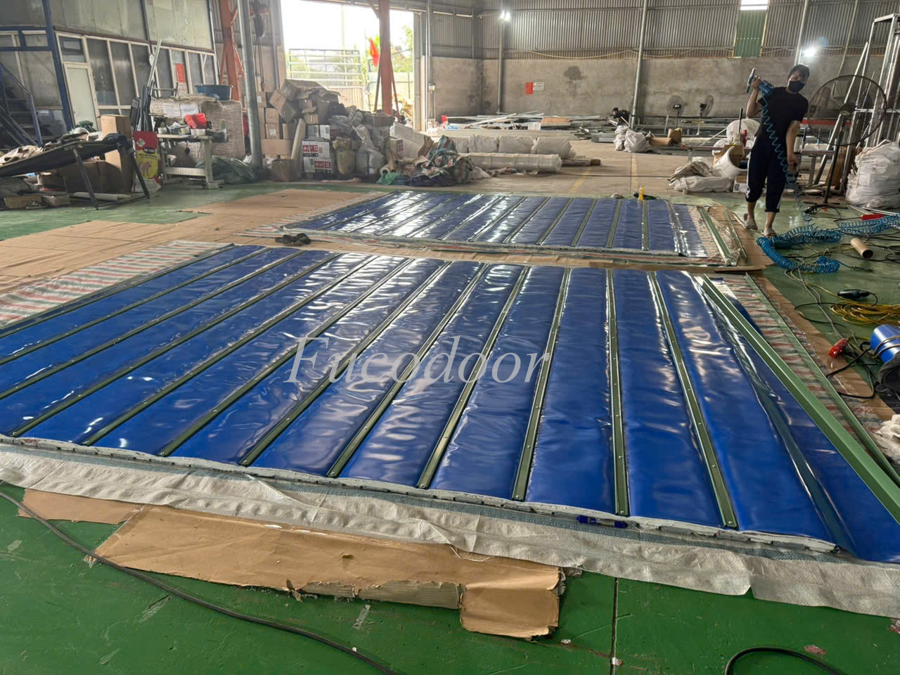 Cửa cuốn chống cháy EI60 phút tại Khu công nghiệp