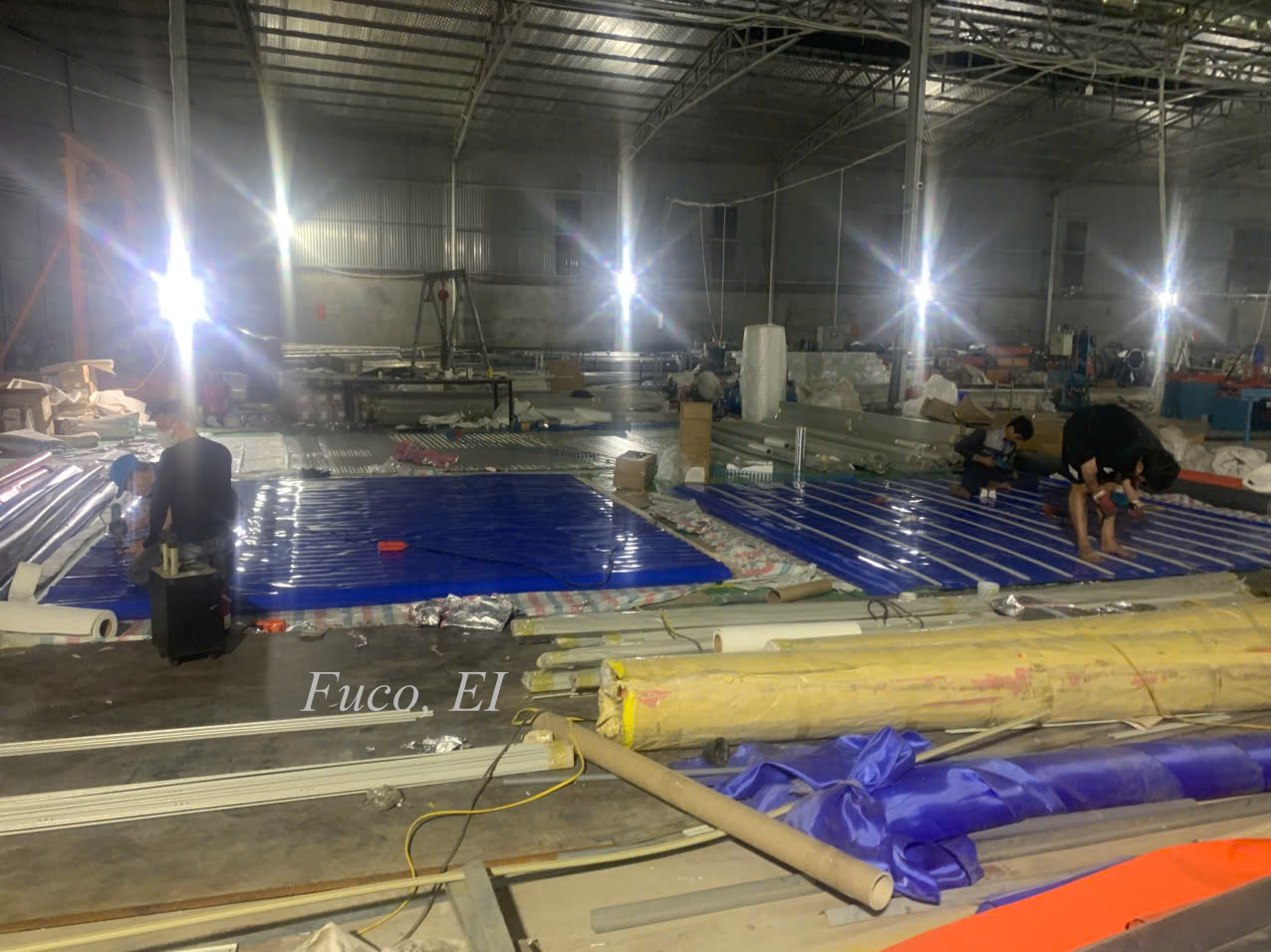 Cửa cuốn chống cháy E120, cách nhiệt EI60 Hà Nội, cửa chống cháy EI60 cho nhà xưởng