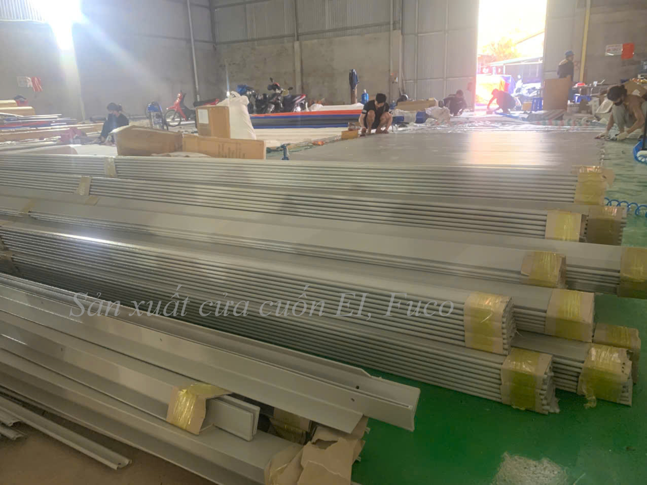 Sản phầm cửa cuốn ngăn cháy có giới hạn chịu lửa EI70, EI60