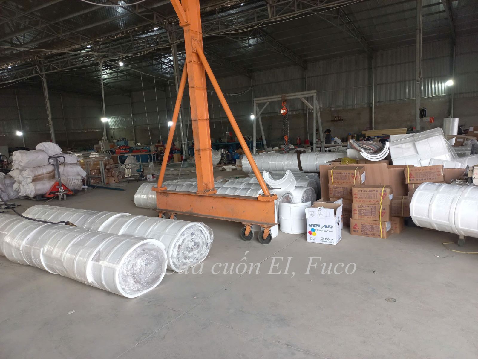 Cửa cuốn chống cháy, cửa cuốn siêu trường, Cửa cuốn ngăn