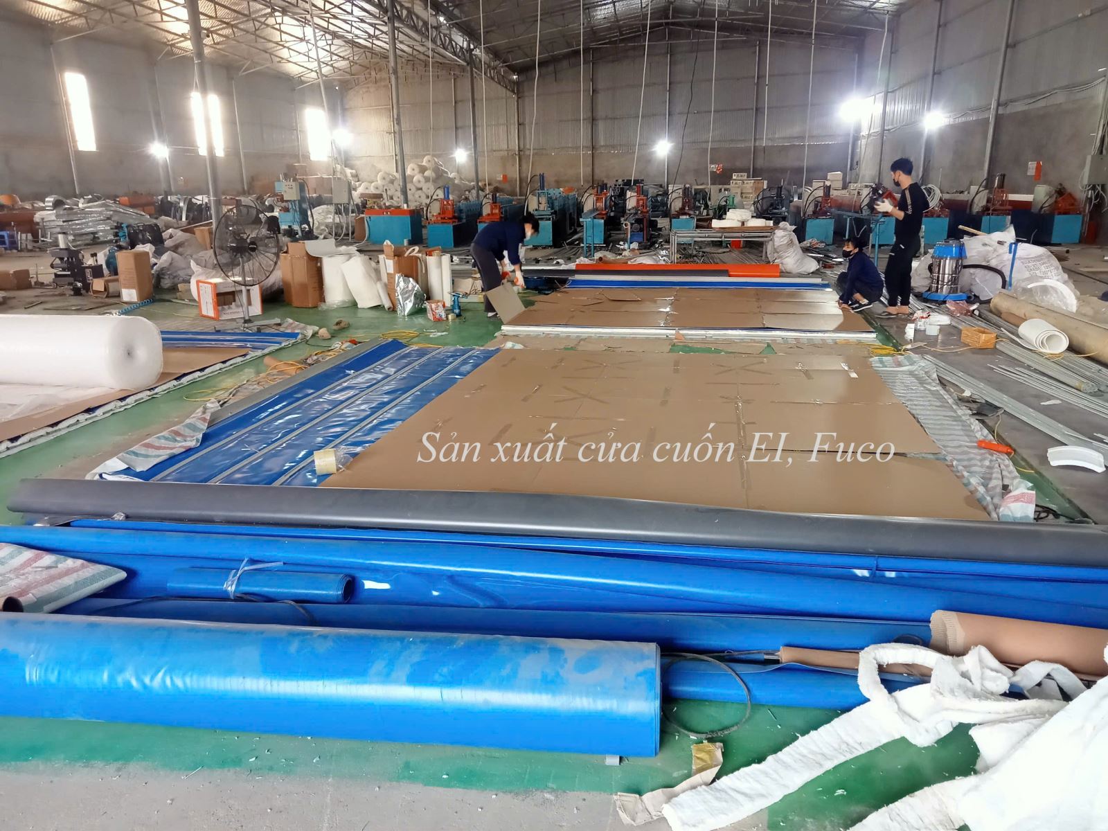Cửa cuốn ngăn cháy, chống cháy EI60 Phút, Sản phẩm cửa cuốn chống cháy, ngăn cháy EI70, EI60, EI45, EI30, EI15 có khả năng tự động hạ xuống hoặc nâng lên