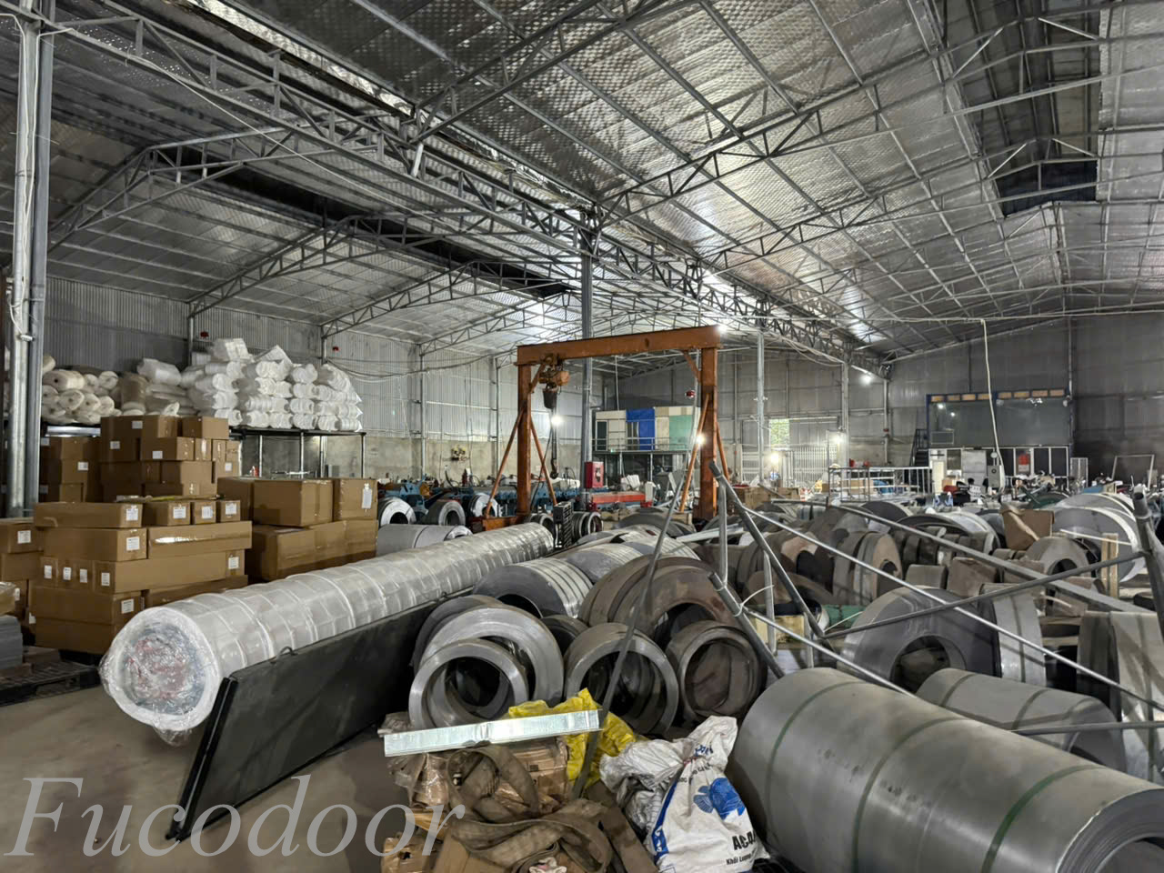Cửa cuốn chống cháy EI 60 dùng cho nhà xưởng