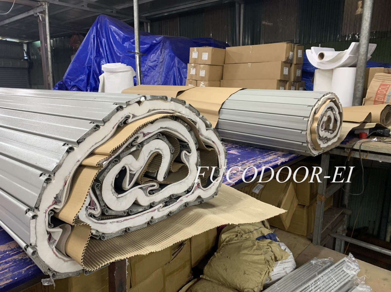 Cửa cuốn chống cháy, cửa cuốn siêu trường, Cửa cuốn ngăn