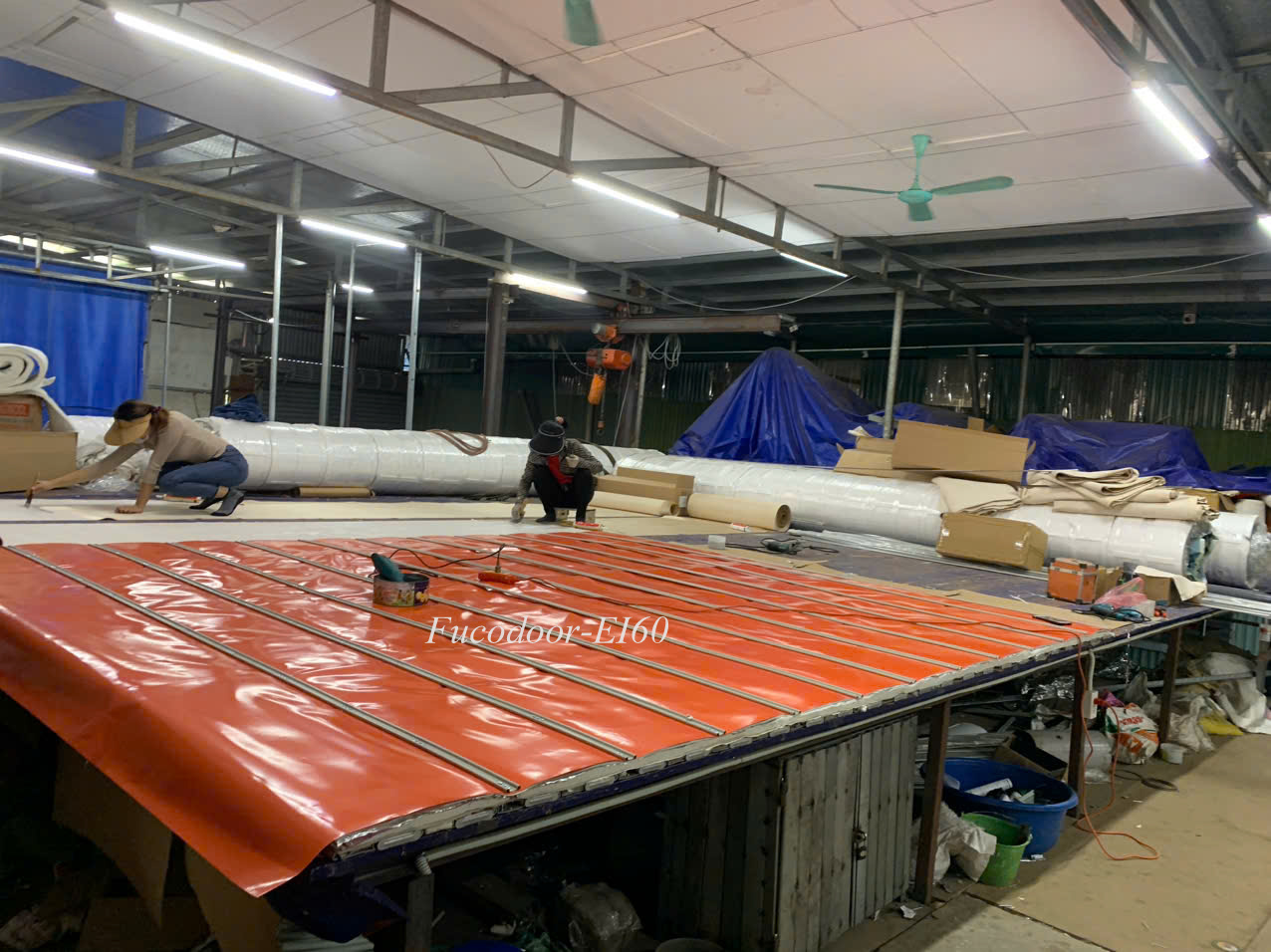 Cửa cuốn chống cháy EI, cửa cuốn ngăn cháy cách nhiệt EI60