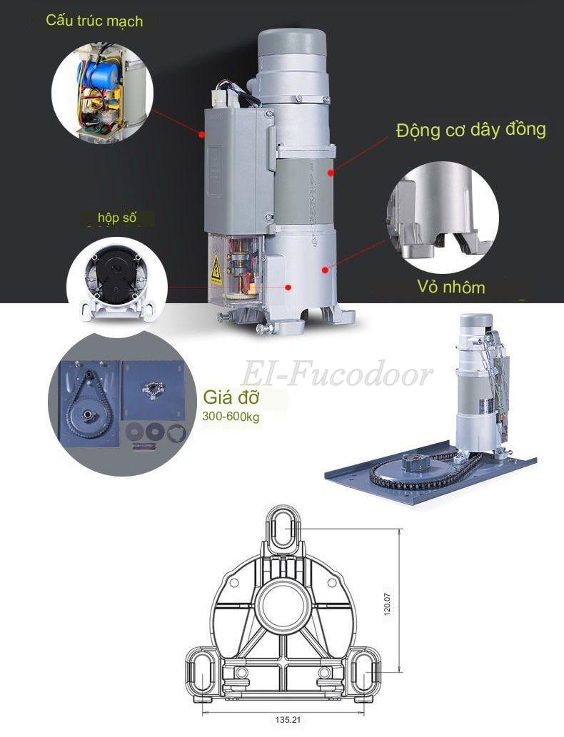 Cửa cuốn ngăn cháy EI, cửa cuốn ngăn cháy EI60, EI70, Motor, động cơ cửa cuốn ngăn cháy EI-Fuco, Cửa cuốn ngăn cháy EI, cửa cuốn ngăn cháy EI60, EI70