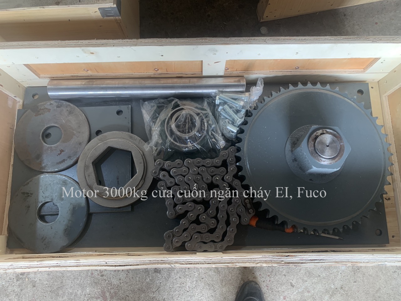 Motor cửa cuốn ngăn cháy EI-Fuco, Cửa cuốn ngăn cháy EI