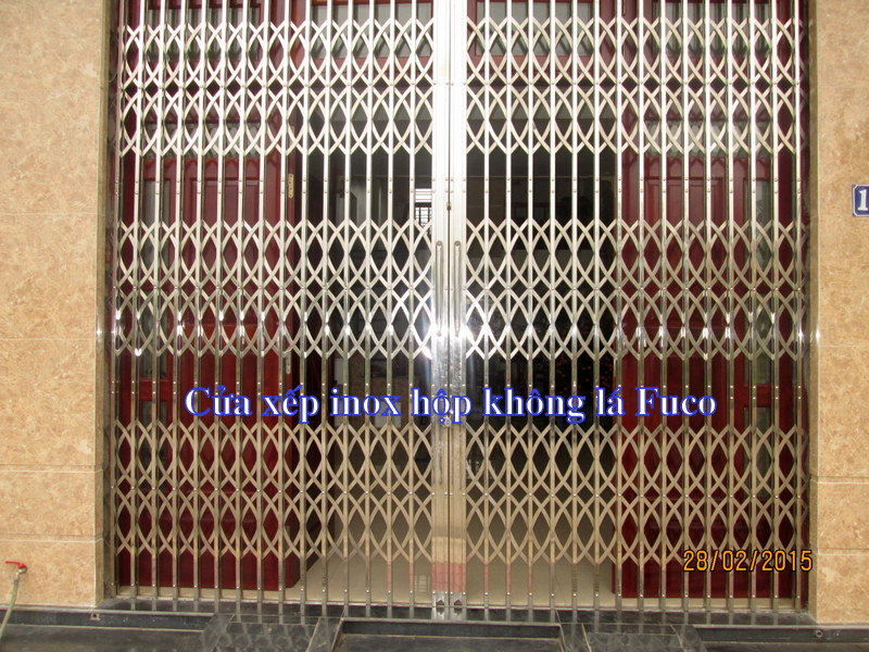 Cửa xếp INOX 304 tại Cao Bằng