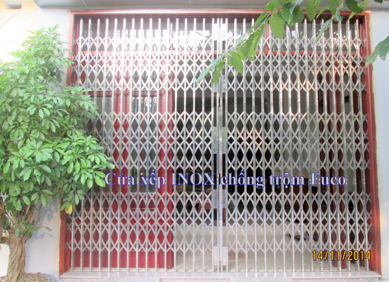 Cửa xếp INOX tại Bắc Ninh