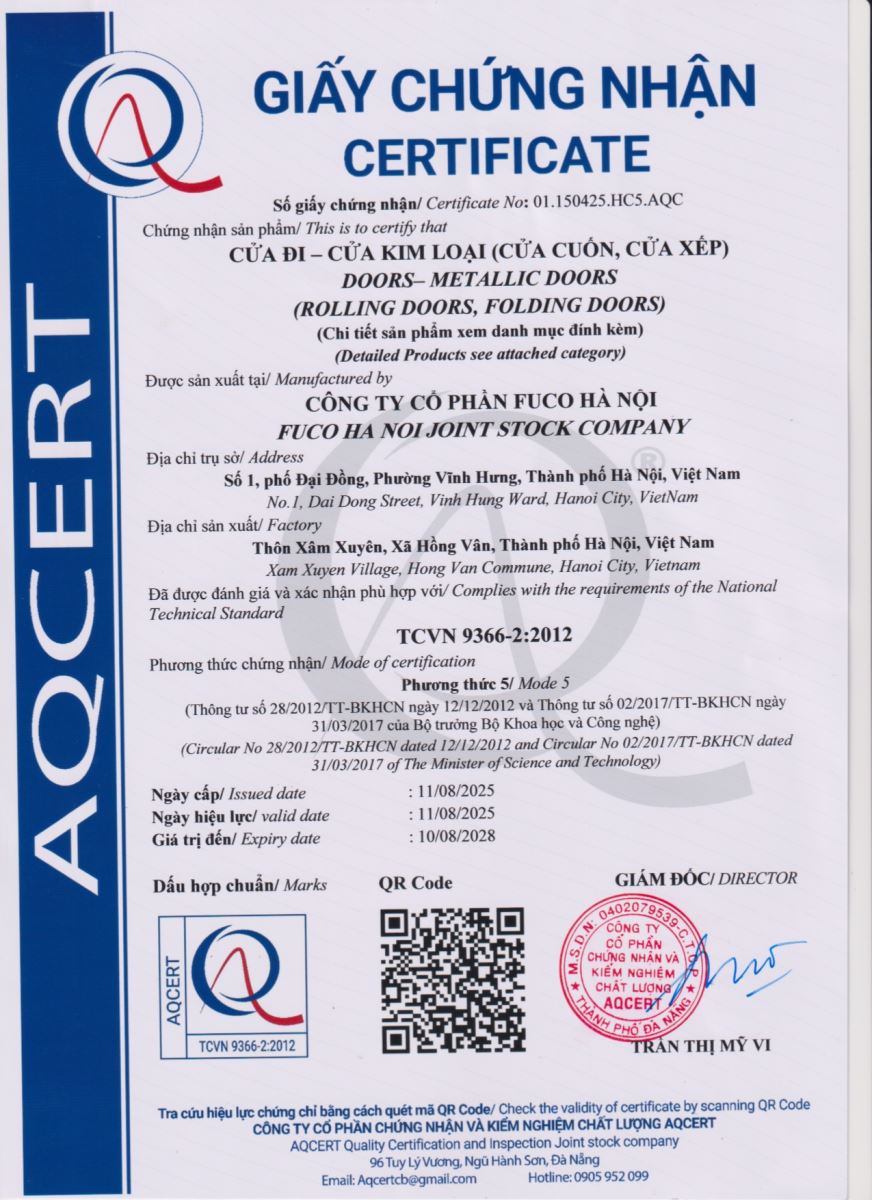 Tiêu chuẩn chất lượng Iso, hợp chuẩn