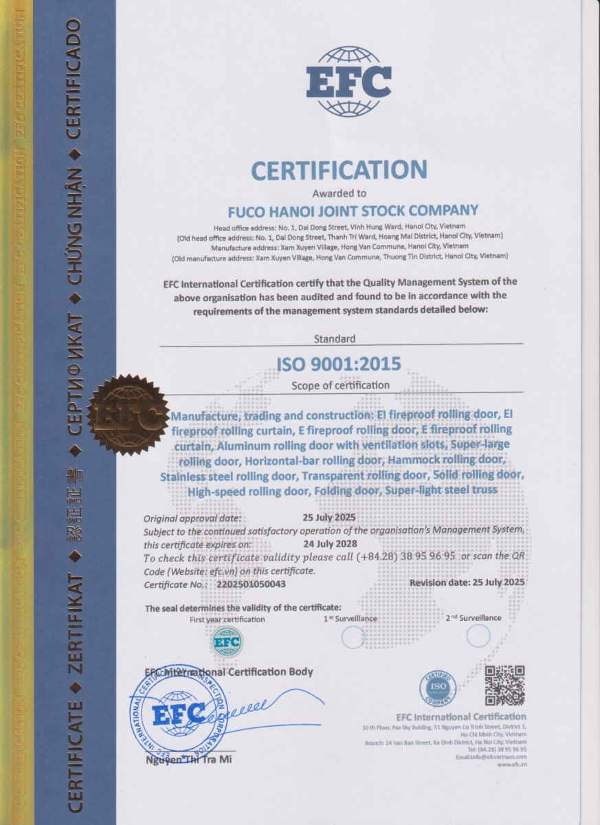 Tiêu chuẩn chất lượng Iso, hợp chuẩn