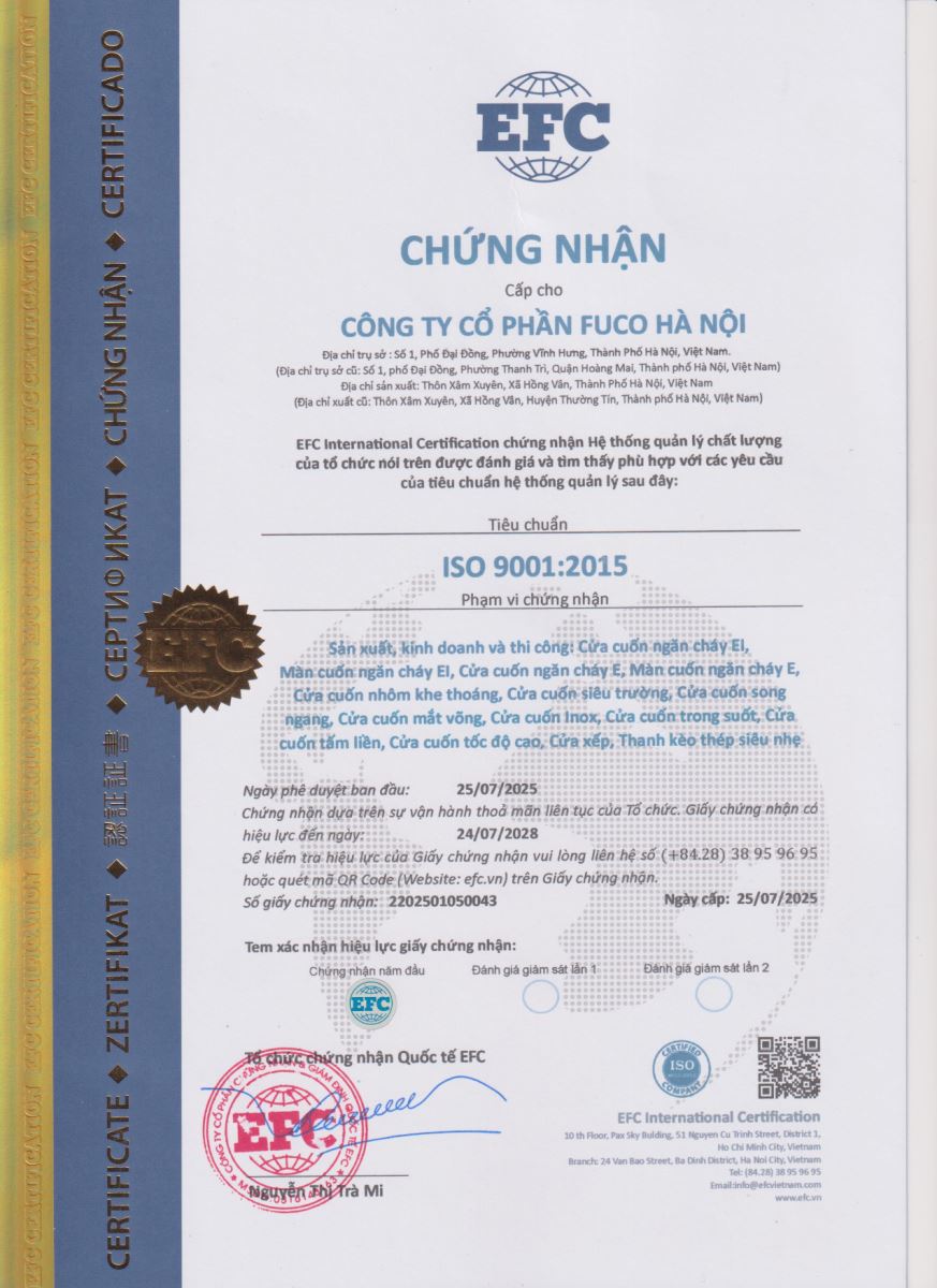 Tiêu chuẩn chất lượng Iso, hợp chuẩn