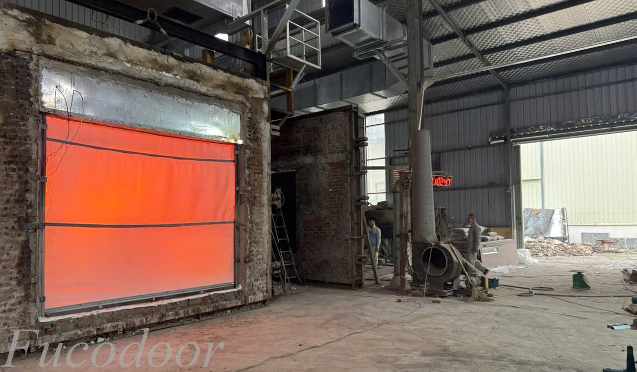 Màn cuốn ngăn cháy đạt chuẩn PCCC, Màn cuốn chống cháy công nghiệp, Màn cuốn ngăn cháy nhà xưởng, Màn cuốn ngăn cháy kho hàng, Màn cuốn ngăn cháy trung tâm thương mại